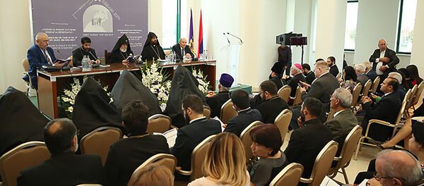 Международный форум Церковь и семья в XXI веке: ценности и вызовы (9 октября 2019). Эчмиадзин Международный форум Церковь и семья в XXI веке: ценности и вызовы (9 октября 2019). Эчмиадзин - Sputnik Армения