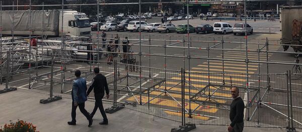 Подготовительные работы форума Аврора в Гюмри Подготовительные работы форума Аврора в Гюмри - Sputnik Армения