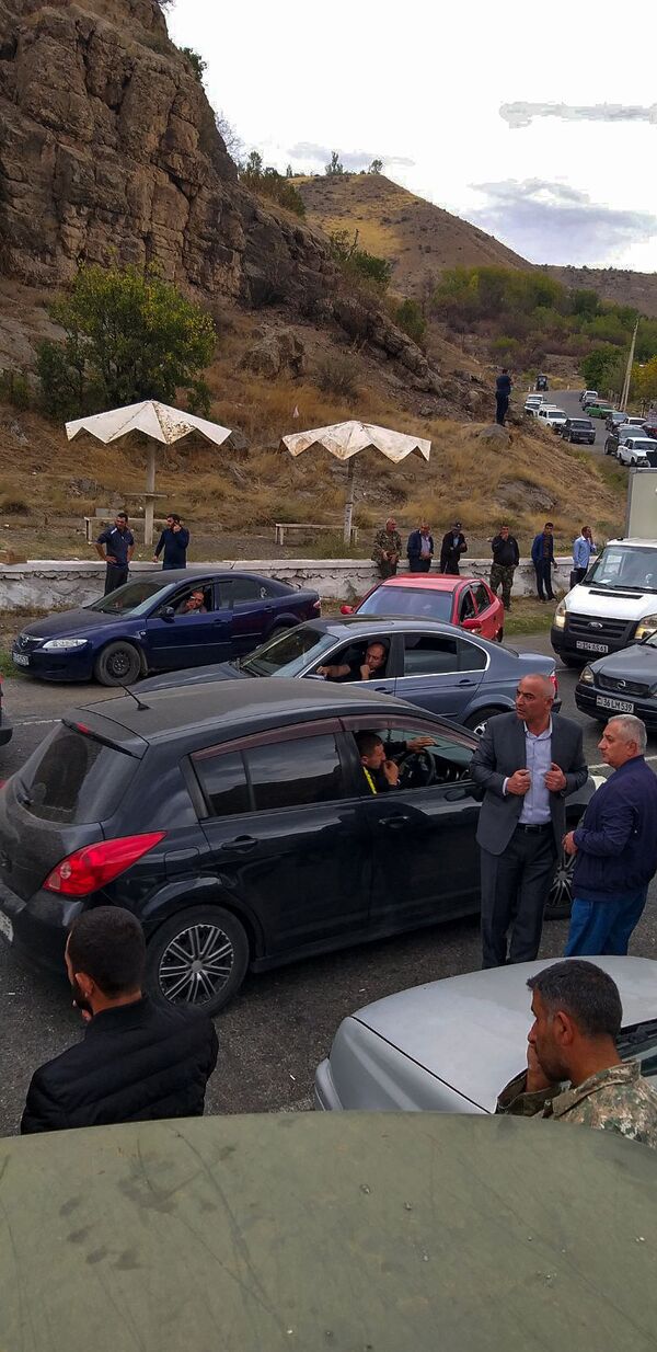 Գյուղացիները փակել էին Երևան-Մեղրի ճանապարհը. պատճառը խաղողի գինն է. լուսանկարներ - Sputnik Արմենիա