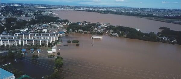 Последствия мощнейшего тайфуна «Хагибис» в Японии - Sputnik Արմենիա