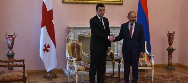 Официальный визит премьер-министра Грузии Георгия Гахария в Армению (15 октября 2019). Еревaн Официальный визит премьер-министра Грузии Георгия Гахария в Армению (15 октября 2019). Еревaн - Sputnik Արմենիա