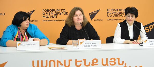 Пресс-конференция Инклюзивные практики Армении в мультимедикном пресс-центре Sputnik Армения (18 октября 2019). Еревaн - Sputnik Армения