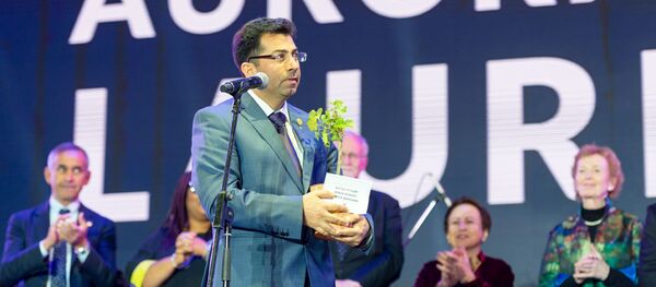 Лауреат премии «Аврора»–2019 директор организации Luftbrücke Irak Мирза Диннайи - Sputnik Армения