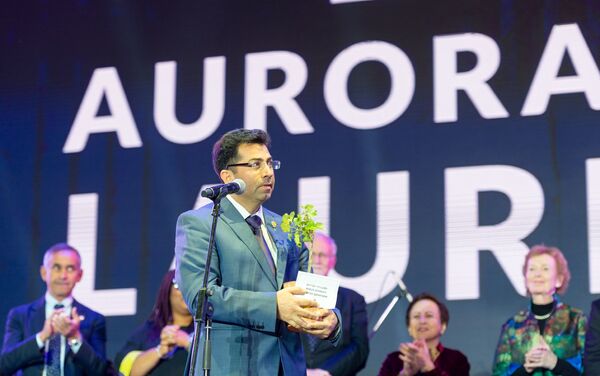 Лауреат премии «Аврора»–2019 директор организации Luftbrücke Irak Мирза Диннайи - Sputnik Армения