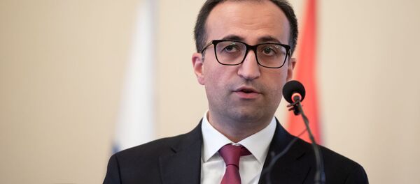 Министр здравоохранения Армении Арсен Торосян на армяно-российском форуме по здравоохранению (21 октября 2019). Еревaн - Sputnik Արմենիա
