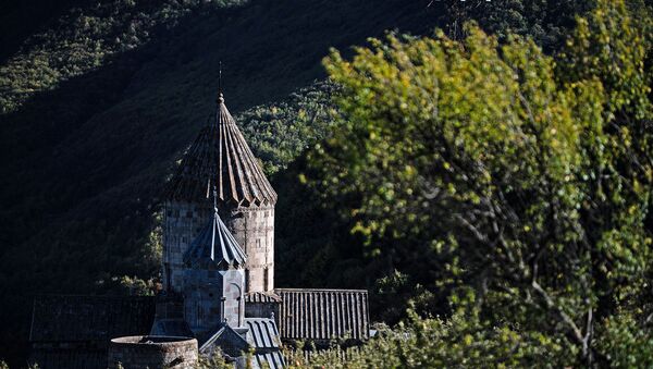 Монастырь Татев в Сюникской области Армении. - Sputnik Արմենիա