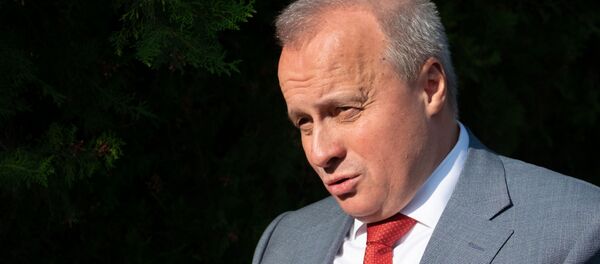 Посол России в Армении Сергей Копыркин на мероприятии, посвященном 30-летию создания Республиканского Центра по профилактике СПИДа (23 октября 2019). Еревaн - Sputnik Արմենիա