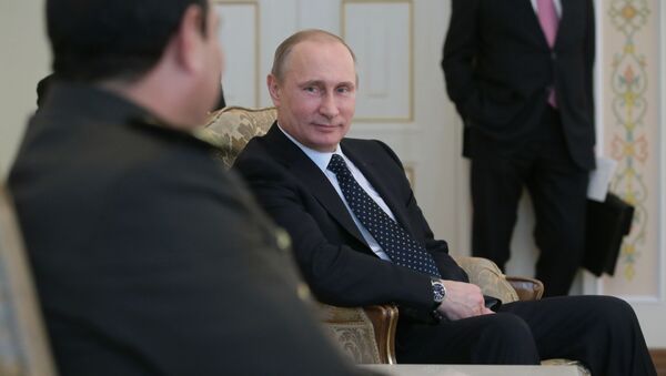 В.Путин провел встречу с Абдель-Фаттахом ас-Сиси - Sputnik Армения