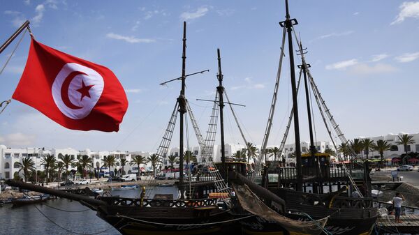 Корабли в бухте острова Джерба в Тунисе. - Sputnik Армения
