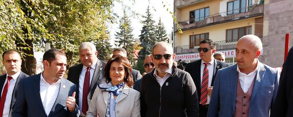 Премьер-министр Никол Пашинян в Ванадзоре (26 октября 2019). Лори - Sputnik Արմենիա