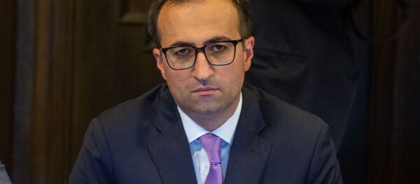 Министр здравоохранения Арсен Торосян на заседании правительства Армении (24 октября 2019). Еревaн - Sputnik Армения