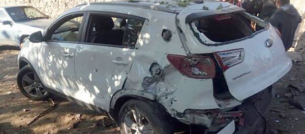 Взрыв автомобиля в селе Антарут Арагацотнского района - Sputnik Армения