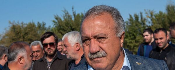 Сасун Микаелян на военном пантеоне «Ераблур» Сасун Микаелян на военном пантеоне «Ераблур» - Sputnik Армения