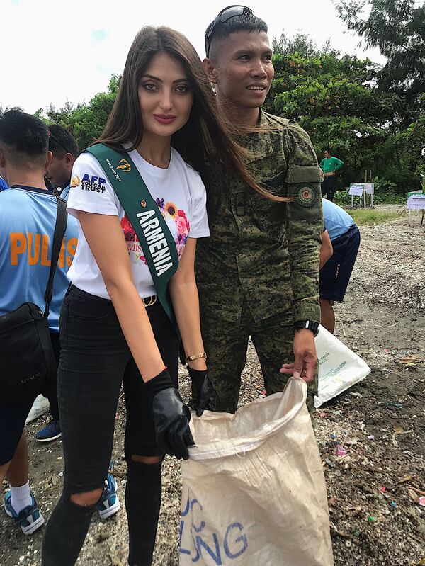 Красавица из Армении Рипсиме Саркисян завоевала серебро на конкурсе красоты Мисс Земля - Sputnik Армения