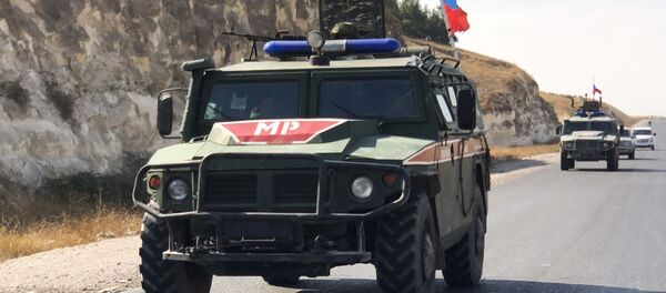 Военная полиция РФ на северо-востоке провинции Алеппо в Сирии - Sputnik Արմենիա