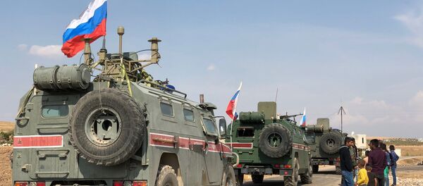 Военная полиция РФ на северо-востоке провинции Алеппо в Сирии - Sputnik Армения