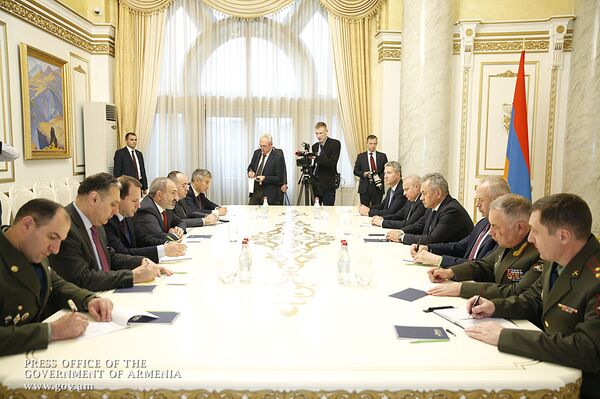Պաշտպանության ոլորտում համագործակցությունն ակտիվ է. Փաշինյանն ընդունել է Շոյգուին - Sputnik Արմենիա