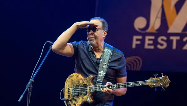 Концерт Stanley Clarke Band во время открытия Yerevan Jazz Fest 2019 (25 октября 2019). Еревaн - Sputnik Армения