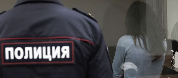 Рассмотрение в Мосгорсуде жалобы на арест сестер Марии, Крестины и Ангелины Хачатурян, обвиняемых в убийстве отца (20 августа 2018). Москвa - Sputnik Արմենիա