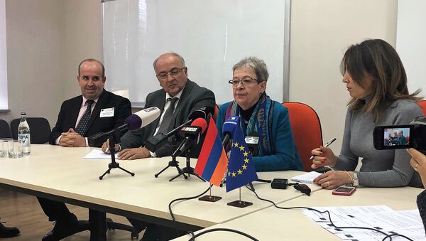 Пресс-конференция Андреа Викторин (4 ноября 2019). Гюмри - Sputnik Армения