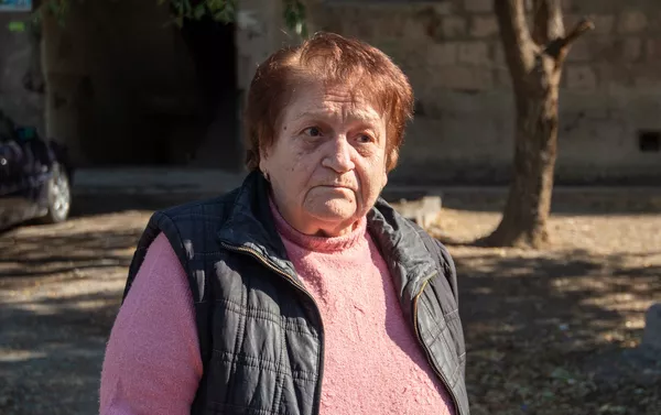 Жительница общежития в селе Дарбник Ирина Вагимян Жительница общежития в селе Дарбник Ирина Вагимян - Sputnik Армения