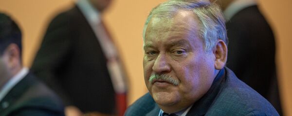 Константин Затулин перед началом заседания Парламентской ассамблеи ОДКБ (5 ноября 2019). Еревaн Константин Затулин перед началом заседания Парламентской ассамблеи ОДКБ (5 ноября 2019). Еревaн - Sputnik Արմենիա