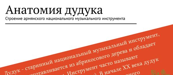 Анатомия дудука - Sputnik Армения