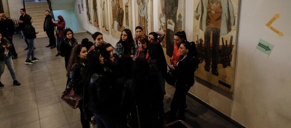 Забастовка в ЕГУ (6 ноября 2019). Ереван - Sputnik Армения