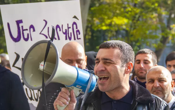 Акция протеста против министра Араика Арутюняна (7 ноября 2019). Еревaн Акция протеста против министра Араика Арутюняна (7 ноября 2019). Еревaн - Sputnik Армения
