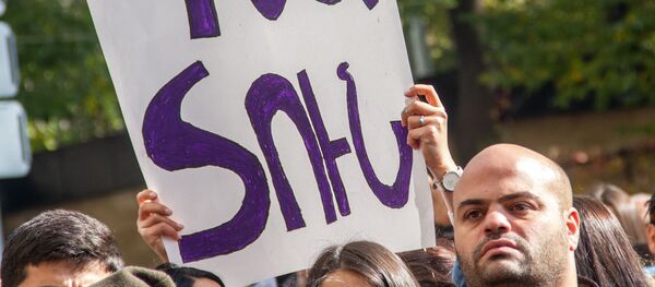 Акция протеста против министра Араика Арутюняна (7 ноября 2019). Еревaн Акция протеста против министра Араика Арутюняна (7 ноября 2019). Еревaн - Sputnik Արմենիա