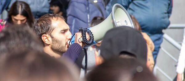 Акция протеста против министра Араика Арутюняна (7 ноября 2019). Еревaн - Sputnik Արմենիա