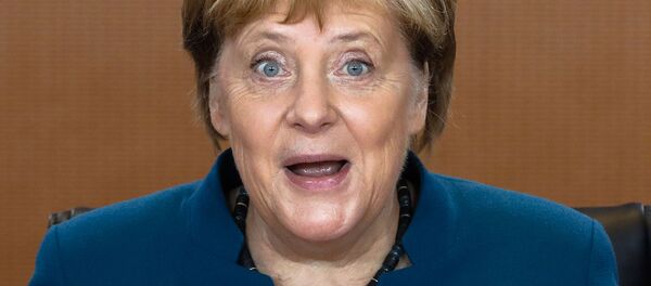 Канцлер Германии Ангела Меркель на еженедельном заседании правительства Германии в Берлине - Sputnik Արմենիա