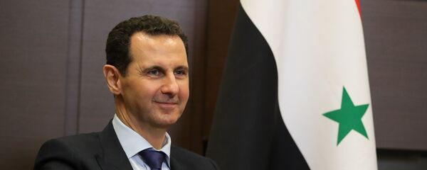 Президент Сирийской арабской республики Башар Асад во время встречи с президентом России (17 мая 2018). Сочи Президент Сирийской арабской республики Башар Асад во время встречи с президентом России (17 мая 2018). Сочи - Sputnik Армения