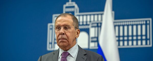 Министр иностранных дел России Сергей Лавров на совместной пресс-конференции с армянским коллегой (11 ноября 2019). Ереван Министр иностранных дел России Сергей Лавров на совместной пресс-конференции с армянским коллегой (11 ноября 2019). Ереван - Sputnik Արմենիա