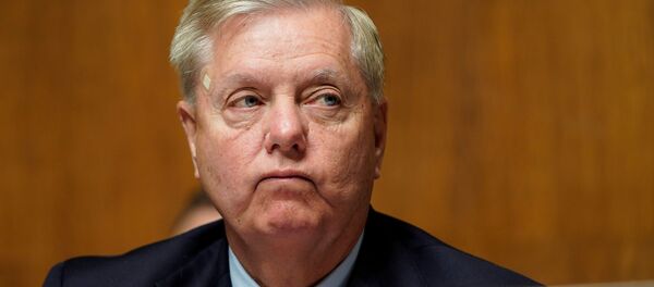 Председатель Судебного комитета сената Линдси Грэм (R-SC) выступает во время реавторизации закона О свободе на Капитолийском холме в Вашингтоне, США, 6 ноября 2019 - Sputnik Армения
