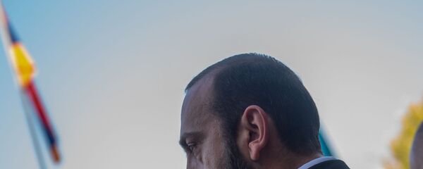 Председатель Национального собрания Армении Арарат Мирзоян во дворе парламента Армении (14 ноября 2019). Еревaн - Sputnik Արմենիա