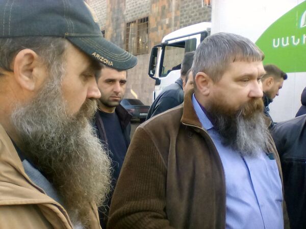 Пикет у офиса компании Санитек Пикет у офиса компании Санитек - Sputnik Армения