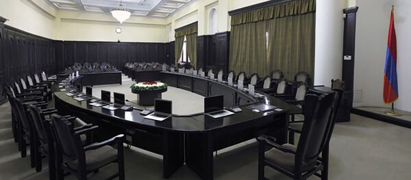 Зал заседаний Правительства РА Зал заседаний Правительства РА - Sputnik Արմենիա