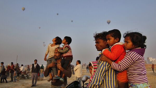 Фестиваль воздушных шаров в Индии - Sputnik Արմենիա