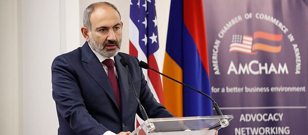 Премьер-министр Никол Пашинян посетил итоговую встречу Американской торговой палаты в Армении (14 ноября 2019). Еревaн - Sputnik Армения