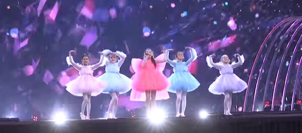 Первая репетиция Карины Игнатян на детском Евровидении 2019 - Sputnik Армения