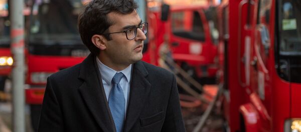 Пожар на перекрестке улиц Абовяна и Пушкина (21 ноября 2019). Еревaн - Sputnik Армения