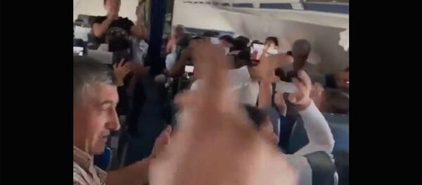 Армяне песней раскачали самолет - Sputnik Արմենիա