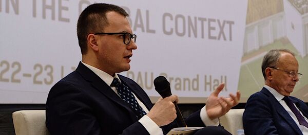 Федор Войтоловский на Международной конференции Примаковские чтения (22 ноября 2019). Ереван Федор Войтоловский на Международной конференции Примаковские чтения (22 ноября 2019). Ереван - Sputnik Армения