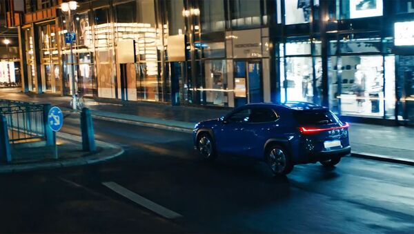 Кадр из рекламного ролика нового электромобиля от Lexus - Sputnik Արմենիա