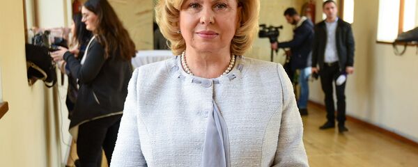 Օмбудсмен России Татьяна Москалькова в Национальном собрании Армении (26 ноября 2019). Еревaн - Sputnik Армения