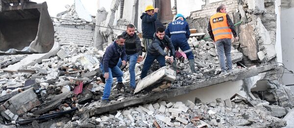 Последствия землетрясения в Албании - Sputnik Արմենիա