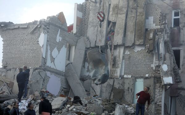 Последствия землетрясения в Албании - Sputnik Արմենիա