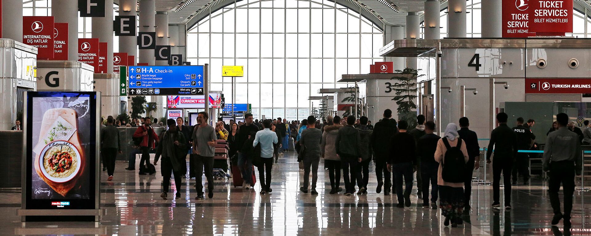 Пассажиры в аэропорту имени Ататюрка (6 апреля 2019). Стамбул - Sputnik Արմենիա, 1920, 24.12.2021