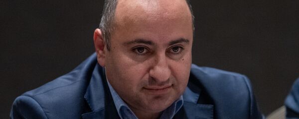 Вардан Айвазян на конференции “Демократия и предупреждение конфликтов” Института демократического развития МПА СНГ (29 ноября 2019). Еревaн - Sputnik Արմենիա